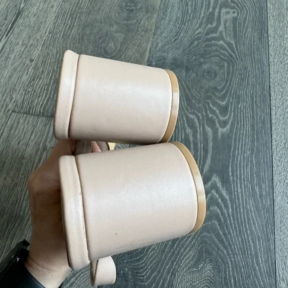 Birdy Grey Alby Low Chunky Heel in Nude Blush Size 8 - Picture 12 of 13